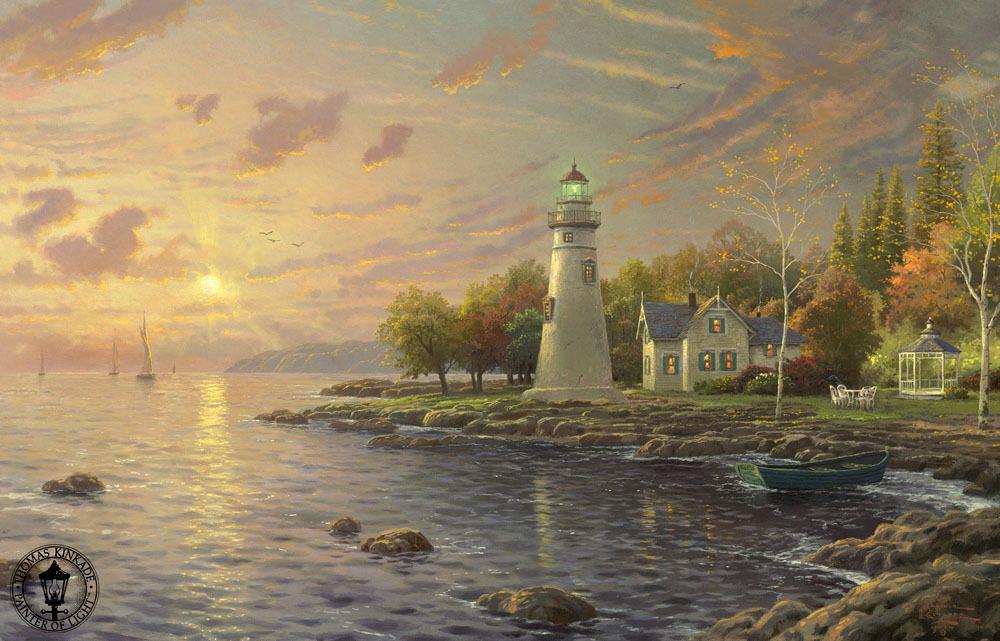 Serenity Cove Thomas Kinkade Oil Paintings